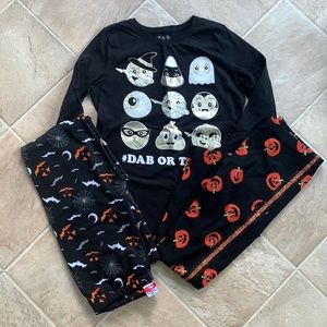 Girls L (10-12) Halloween Shit and Leggings